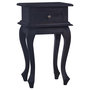 Voir la diapositive 1 : VIDAXL Table de chevet Cafe noir clair 35x30x60cm Bois d'acajou massif