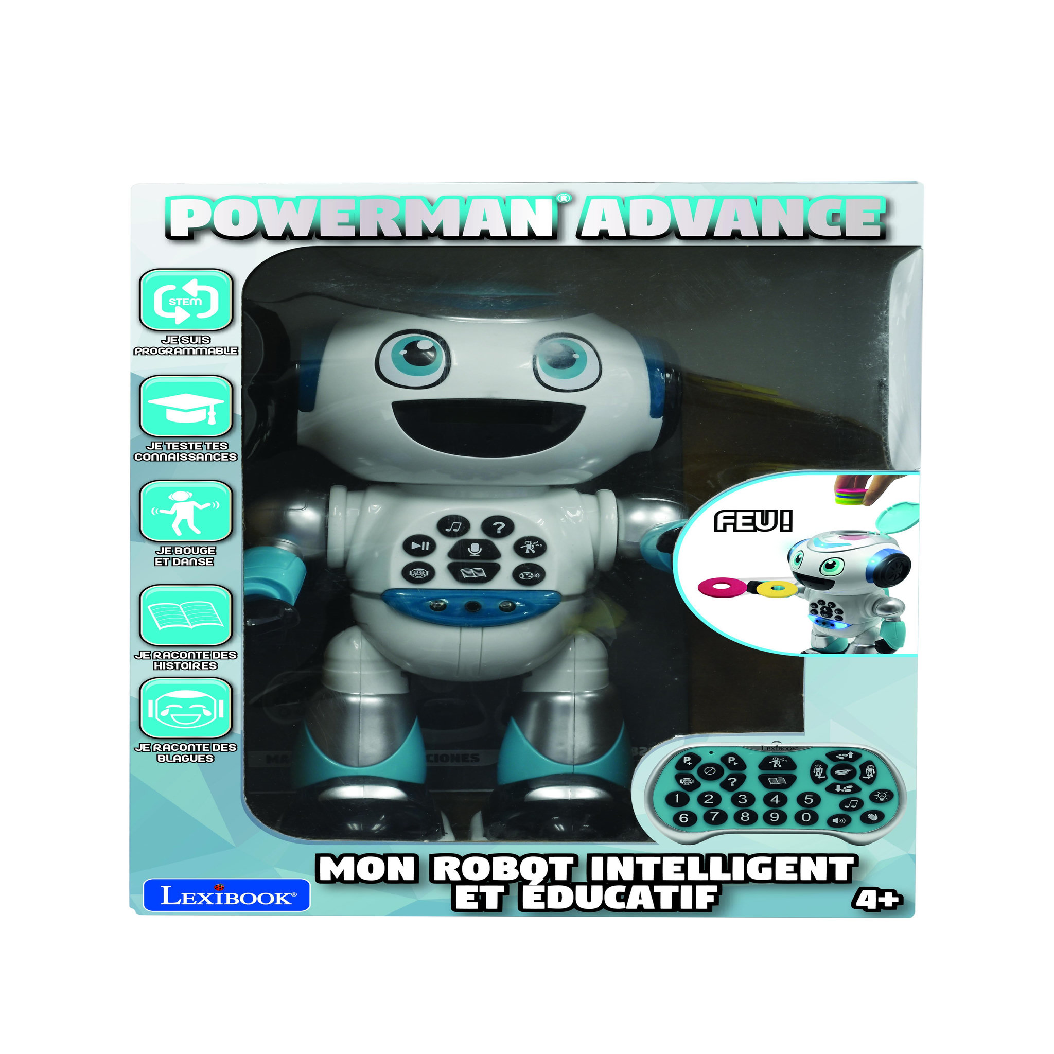 Voir la diapositive 6 : Lexibook Powerman Robot Programmable (Français)