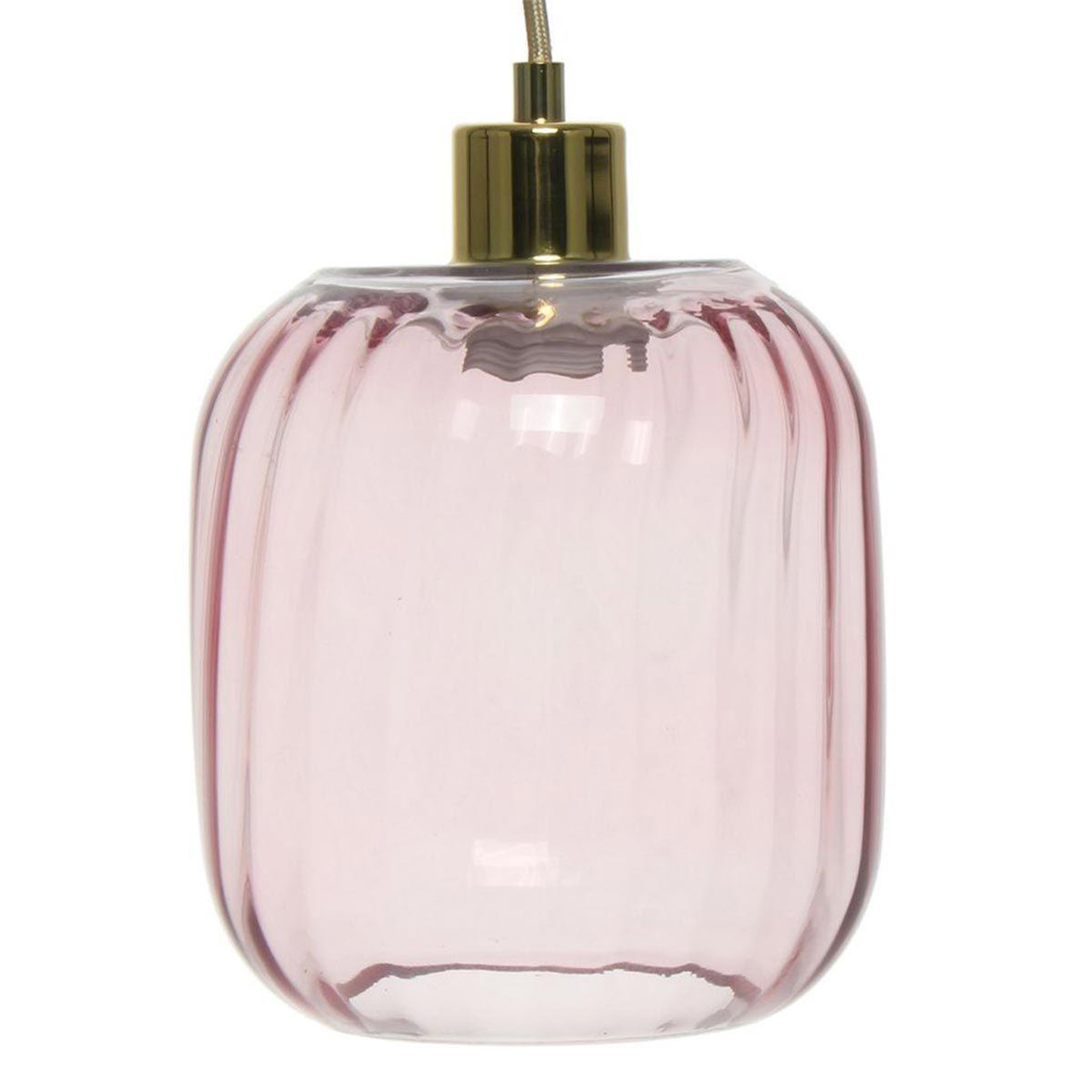 Paris Prix Lampe suspension vintage  gloria  27cm rose