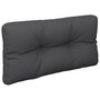 Voir la diapositive 5 : VIDAXL Coussins de palette lot de 2 noir tissu