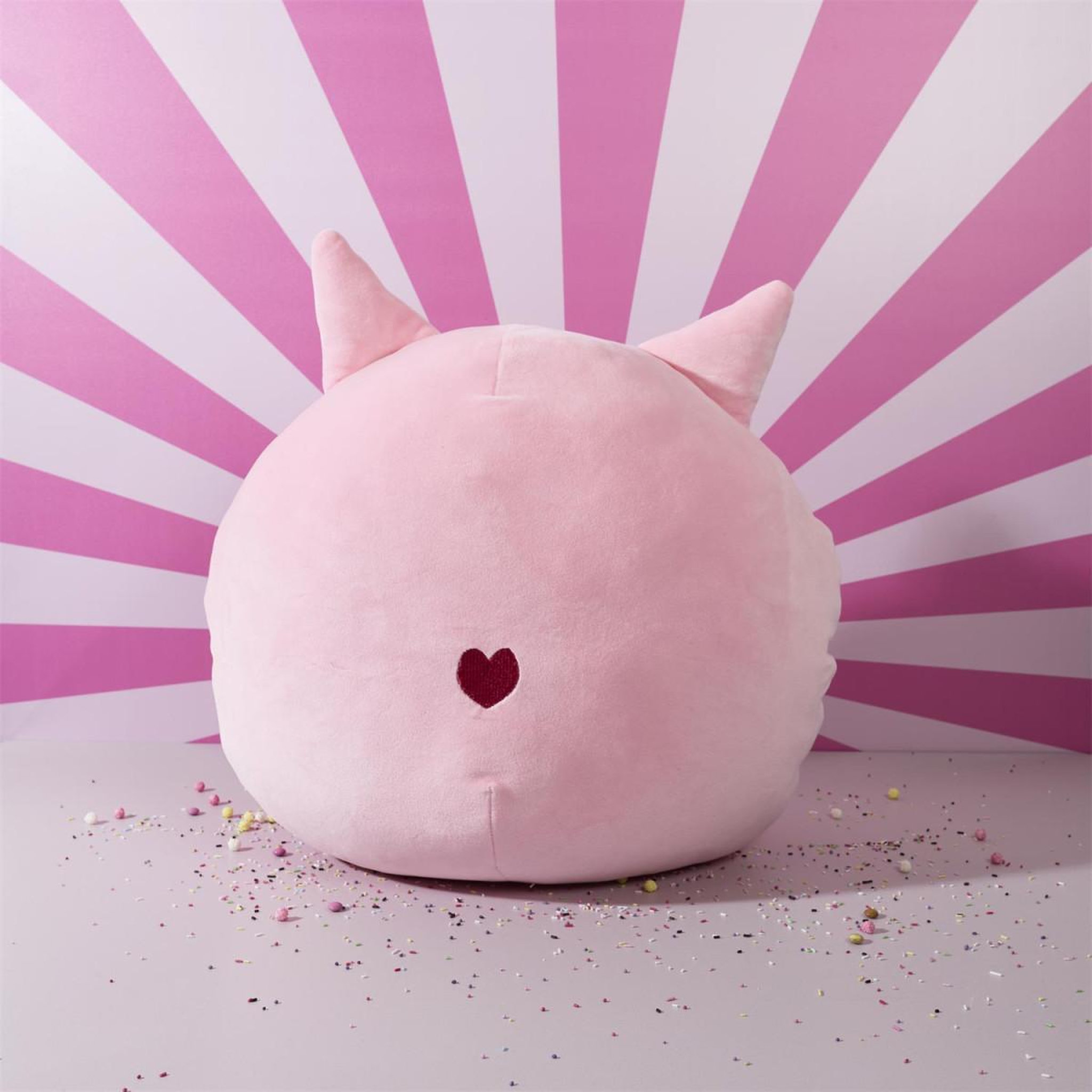 Voir la diapositive 4 : The concept Factory Peluche enfant chat  kawaii  42cm rose