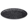 Voir la diapositive 2 : Paris Prix Lot de 6 Assiettes Plates  Midnight Garden  26cm Noir