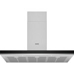 Siemens Hotte décorative murale 90cm évacuation/recyclage 65db 710m3/h - lc97bhm50