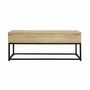 Voir la diapositive 3 : SWEEEK Table basse. loft. 1 plateau relevable. deux espaces de rangement. L 100 cm x l 55 cm x H 40.5 cm