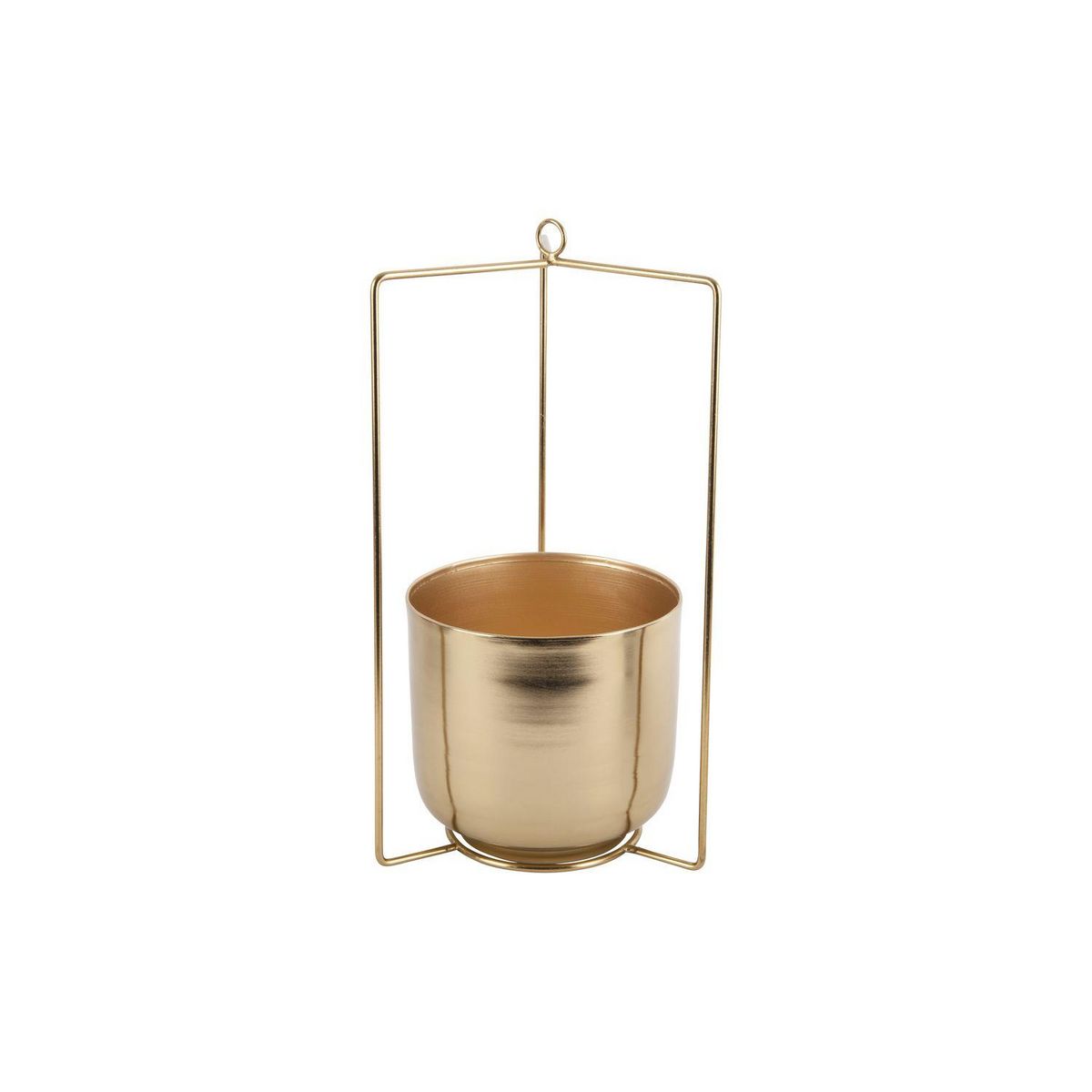 PRESENT TIME Cache-pot design métal Spatial - Doré