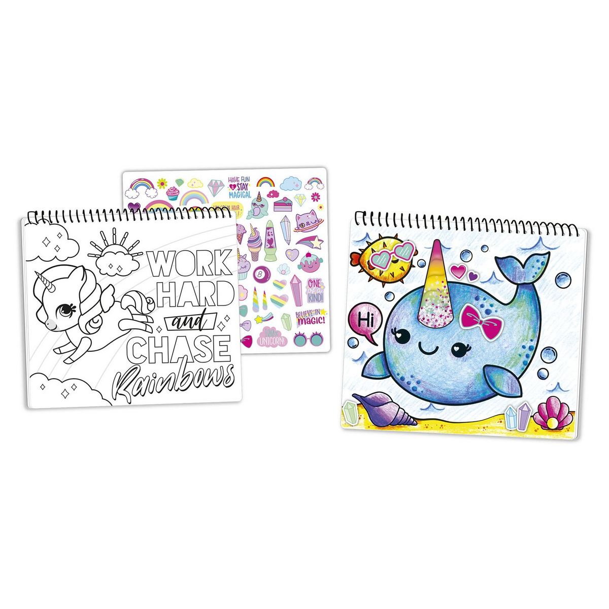 LANSAY Portfolio de dessins - Rêves de licornes