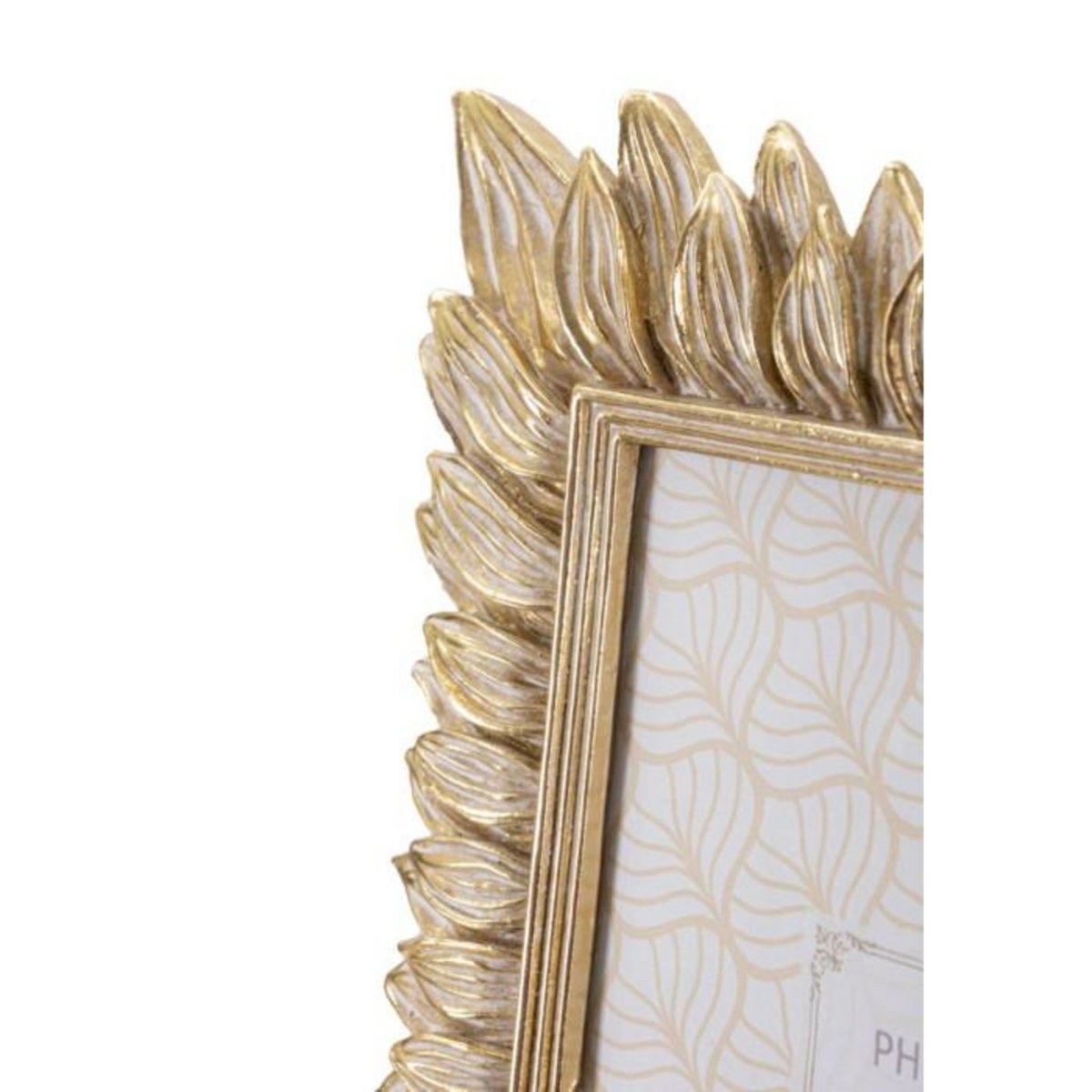 Paris Prix Cadre Photo Déco Pétales de Fleurs  Molas  15x20cm Or