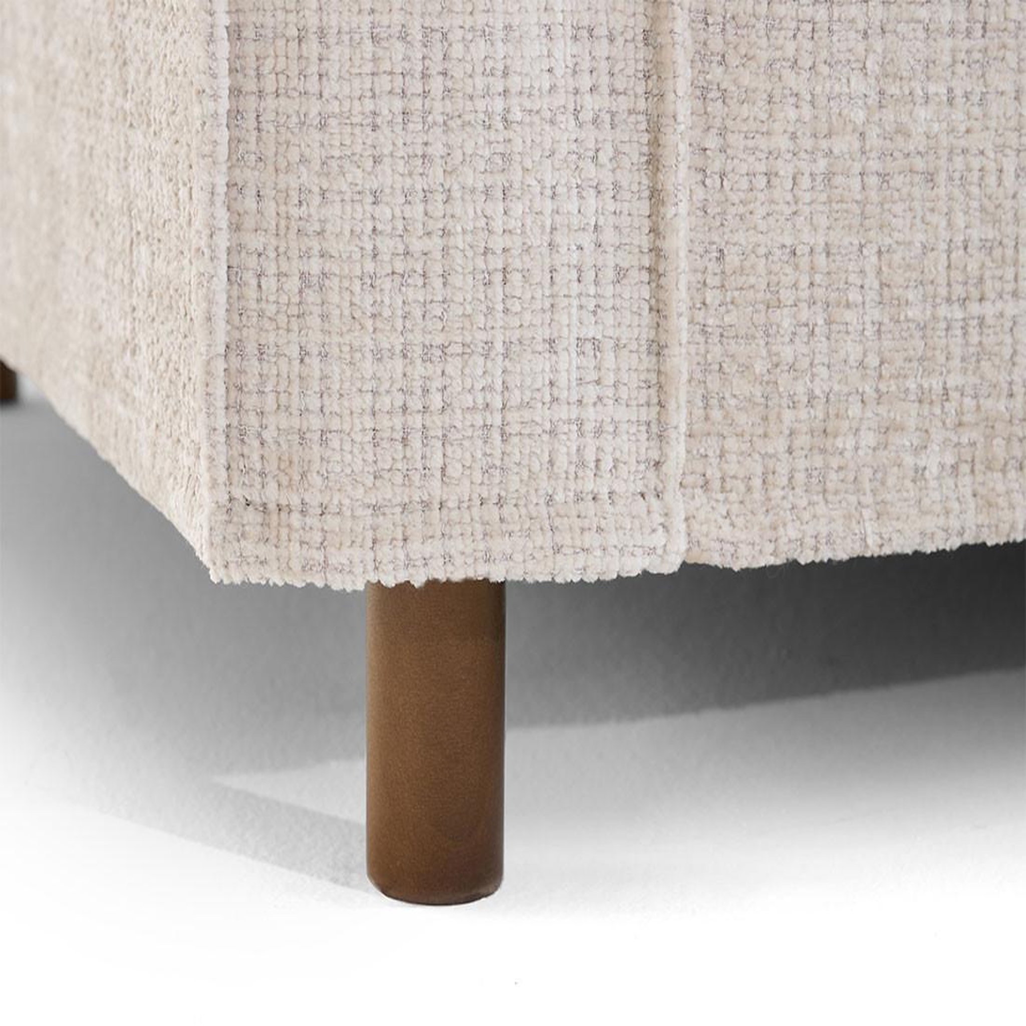 Voir la diapositive 2 : LISA DESIGN Jake - canapé déhoussable d'angle droit 5 places en velours texturé
