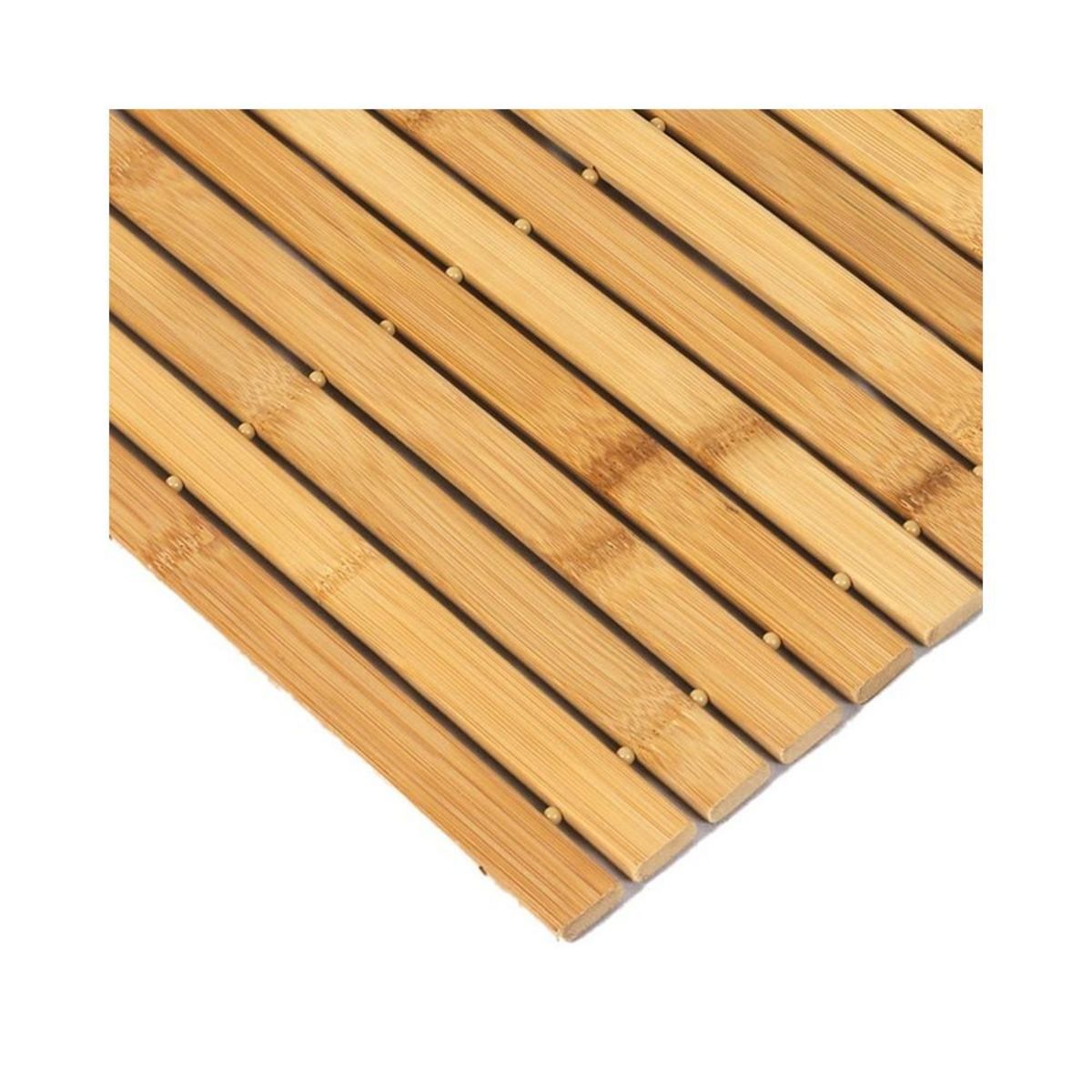 FORNORD Tapis de bain en bambou 40x60cm