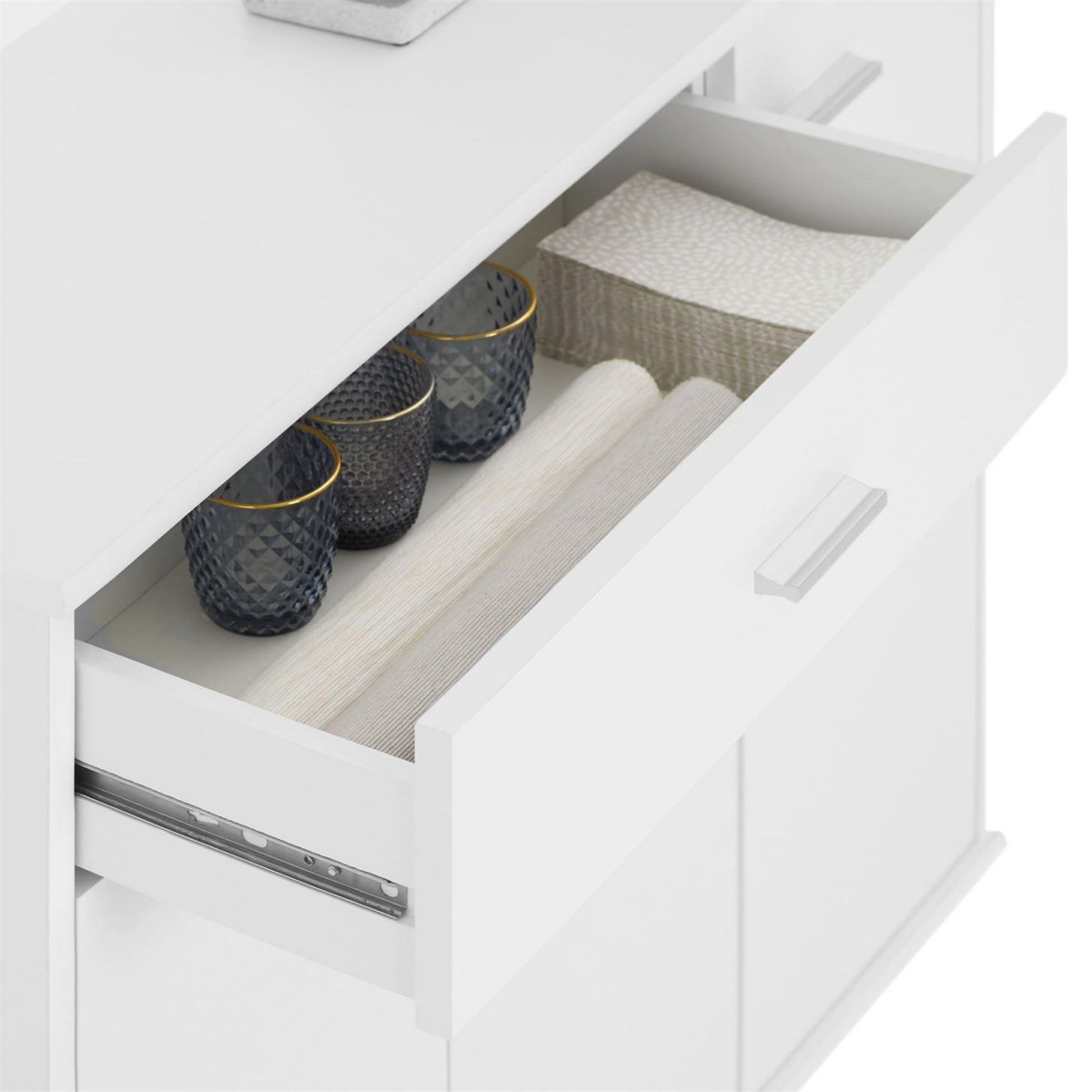 IDIMEX Buffet CORALINE, en mélaminé