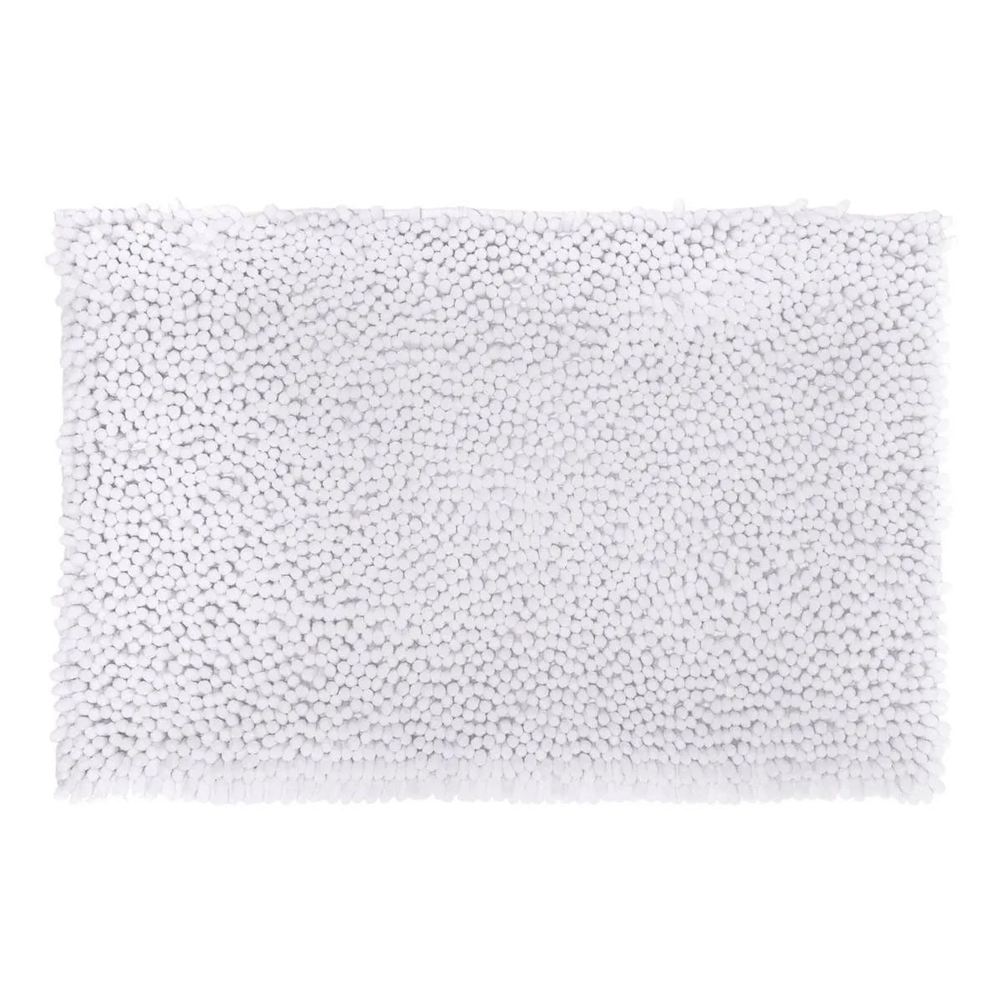 FIVE Tapis de salle de bain maxi  chenille  50x80cm blanc