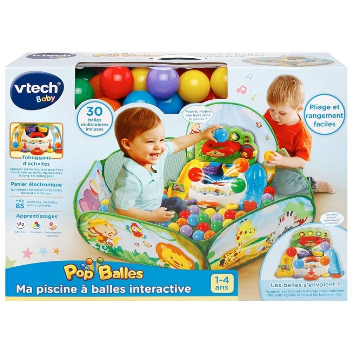 VTECH Ma piscine à balles interactive Pop'balles - Dès 12 mois