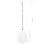 Voir la diapositive 6 : VIDAXL Lampe suspendue industrielle 25 W Blanc Rond 32 cm E27
