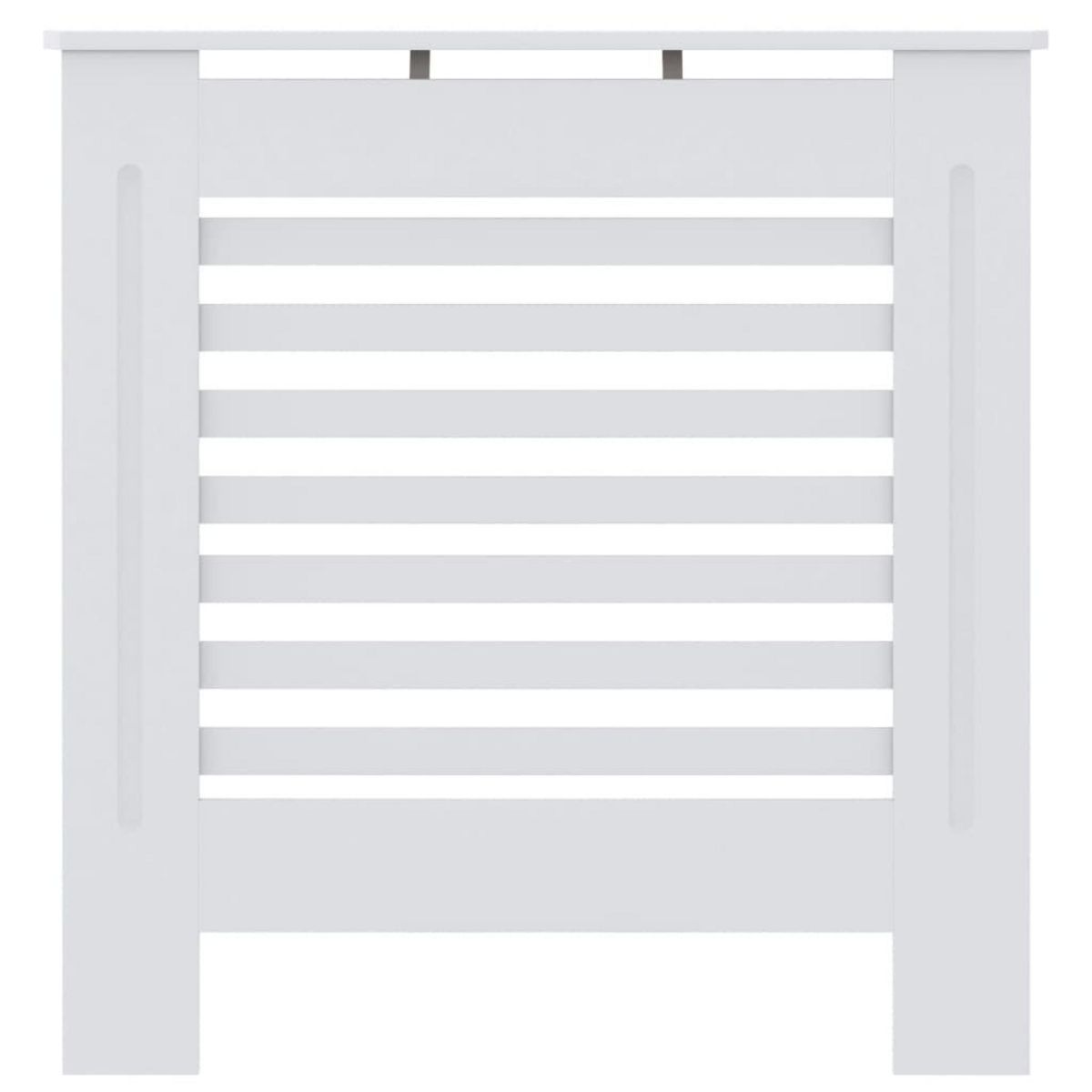 VIDAXL Cache-radiateur MDF Blanc 78 cm