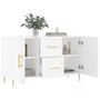 Voir la diapositive 4 : VIDAXL Buffet blanc 100x36x60 cm bois d ingénierie