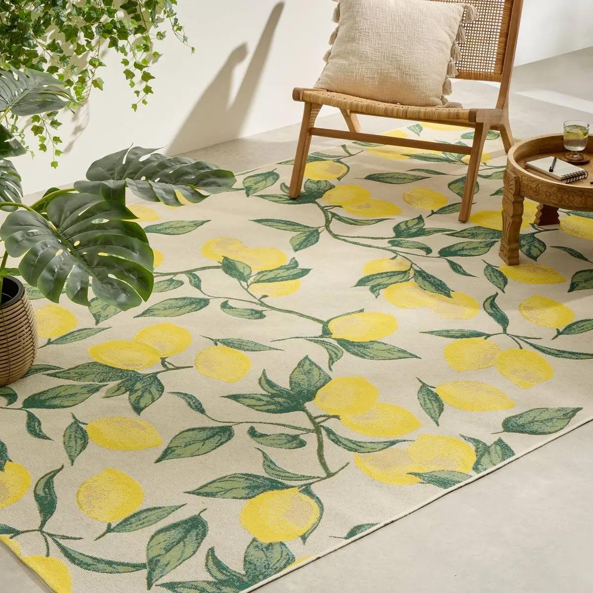 Voir la diapositive 3 : ATMOSPHERA Tapis intérieur & extérieur  kepa  200x300cm jaune