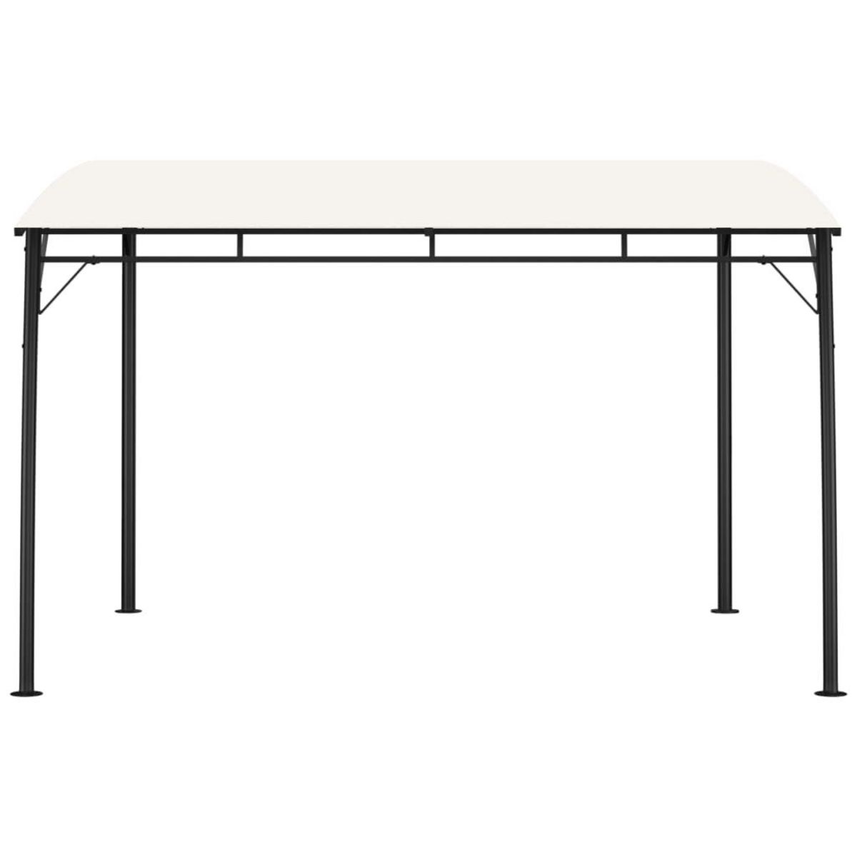 VIDAXL Auvent pare-soleil de jardin 3x3x2,55 m Creme