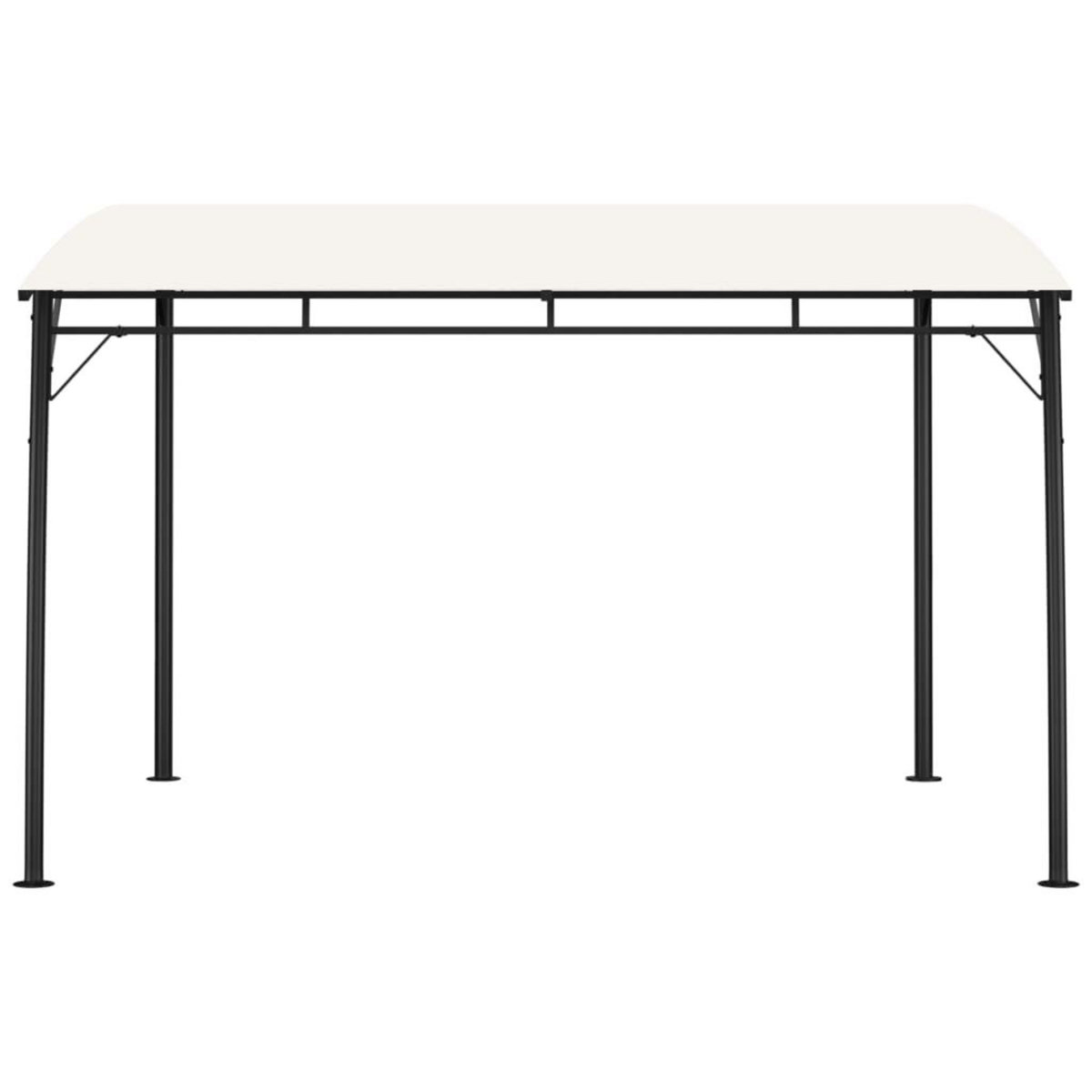 VIDAXL Auvent pare-soleil de jardin 3x3x2,55 m Creme