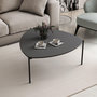 Voir la diapositive 3 : Habitat et Jardin Table basse en bois  Lenny  - 90 x 89 x 40 cm - Anthracite