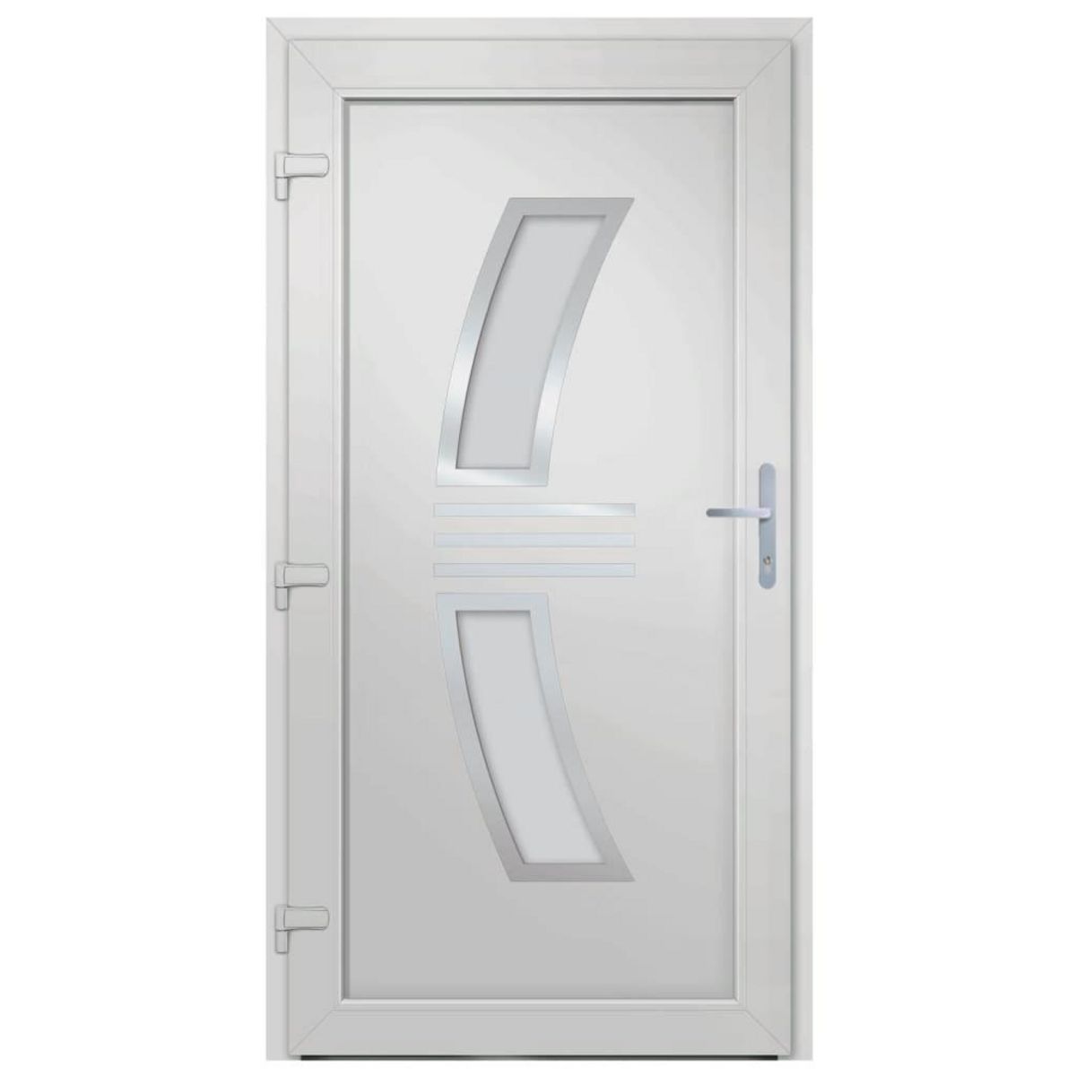 VIDAXL Porte d'entree anthracite 108x208 cm PVC