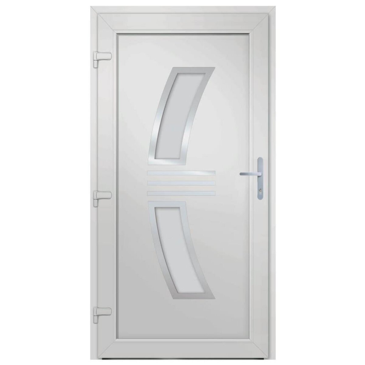 VIDAXL Porte d'entree anthracite 108x208 cm PVC