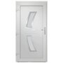 Voir la diapositive 5 : VIDAXL Porte d'entree anthracite 108x208 cm PVC