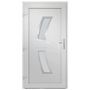 Voir la diapositive 5 : VIDAXL Porte d'entree anthracite 108x208 cm PVC