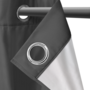Voir la diapositive 3 : ID MARKET Lot de 2 rideaux thermiques gris anthracite 135x240 cm