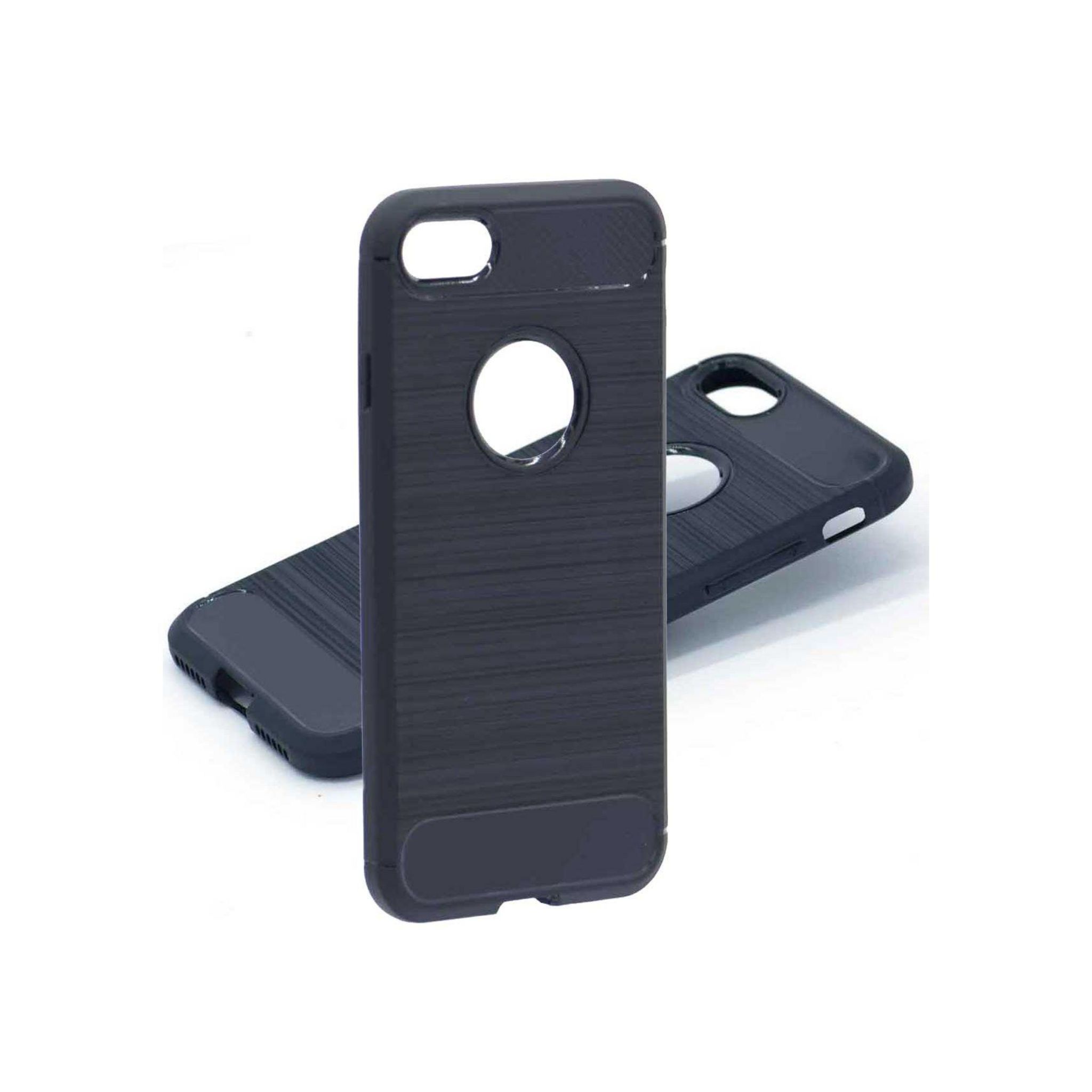 Coque IPhone 6 Plus/6s Plus Transparente Effet Brossé – Détachable, Rouge – Marque NOVAGO