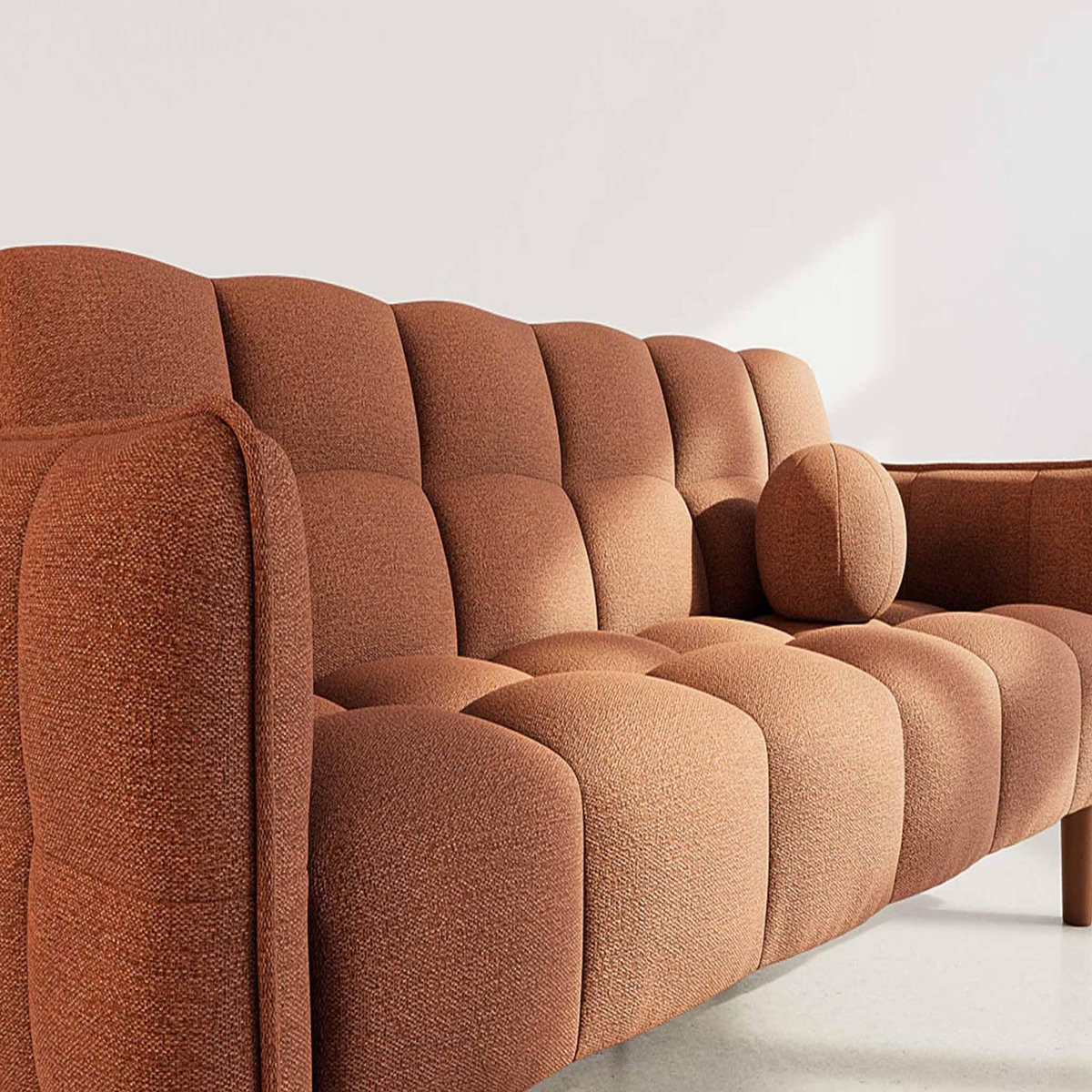 BEST MOBILIER Adam - canapé convertible clic-clac 2 places en tissu texturé