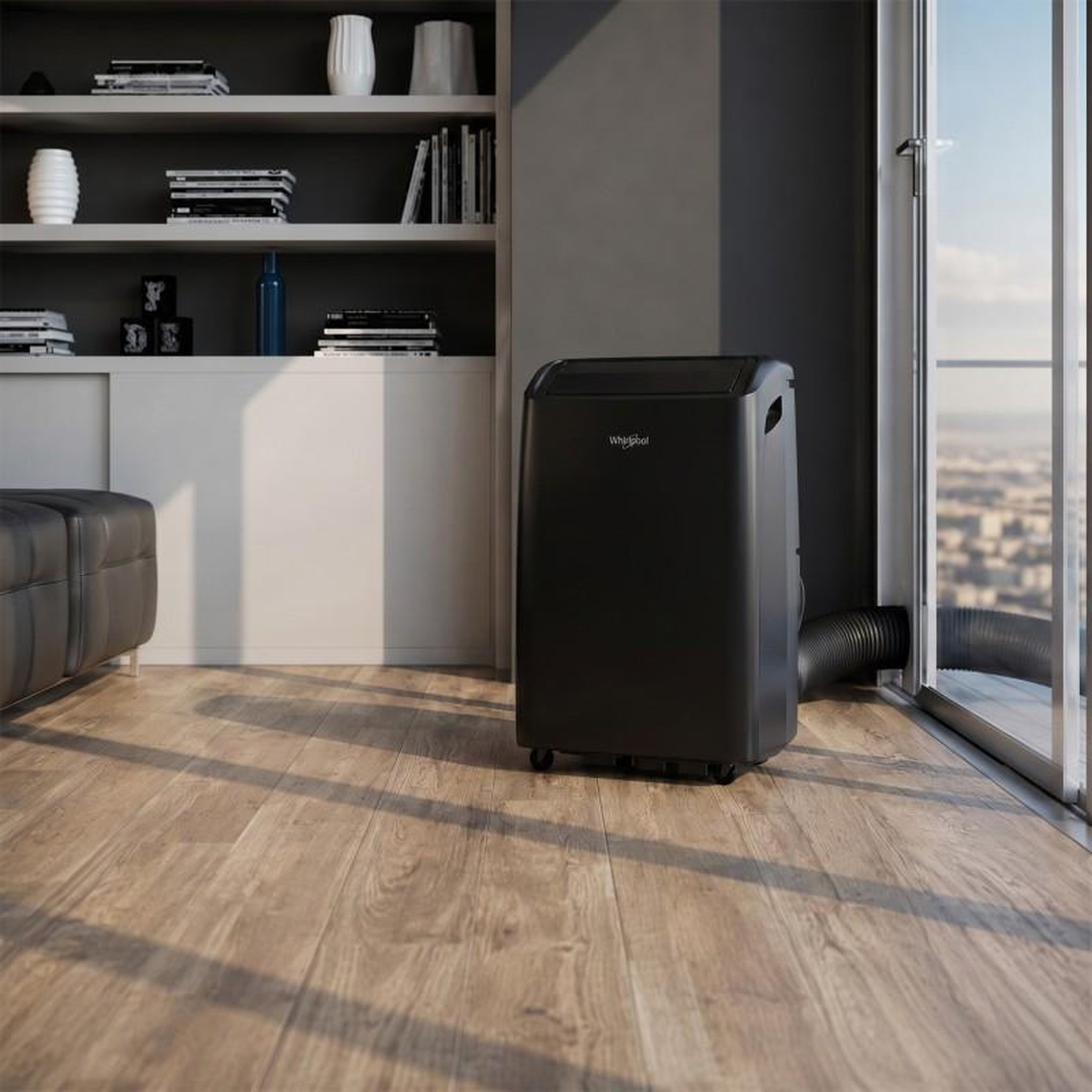 Voir la diapositive 2 : Whirlpool - climatiseur mobile réversible connecté - 12000 btu - wi-fi