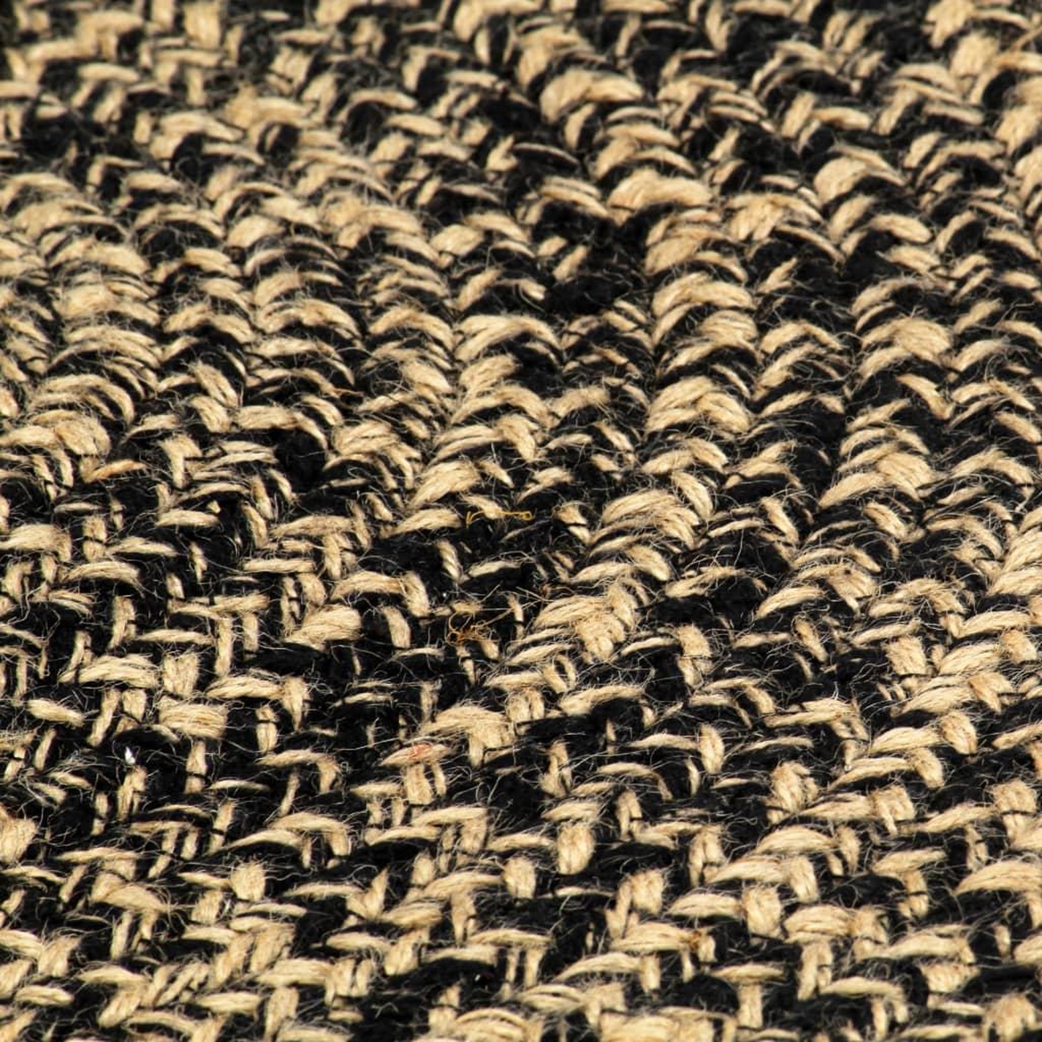 Voir la diapositive 4 : VIDAXL Tapis fait a la main Jute Noir et marron 180 cm