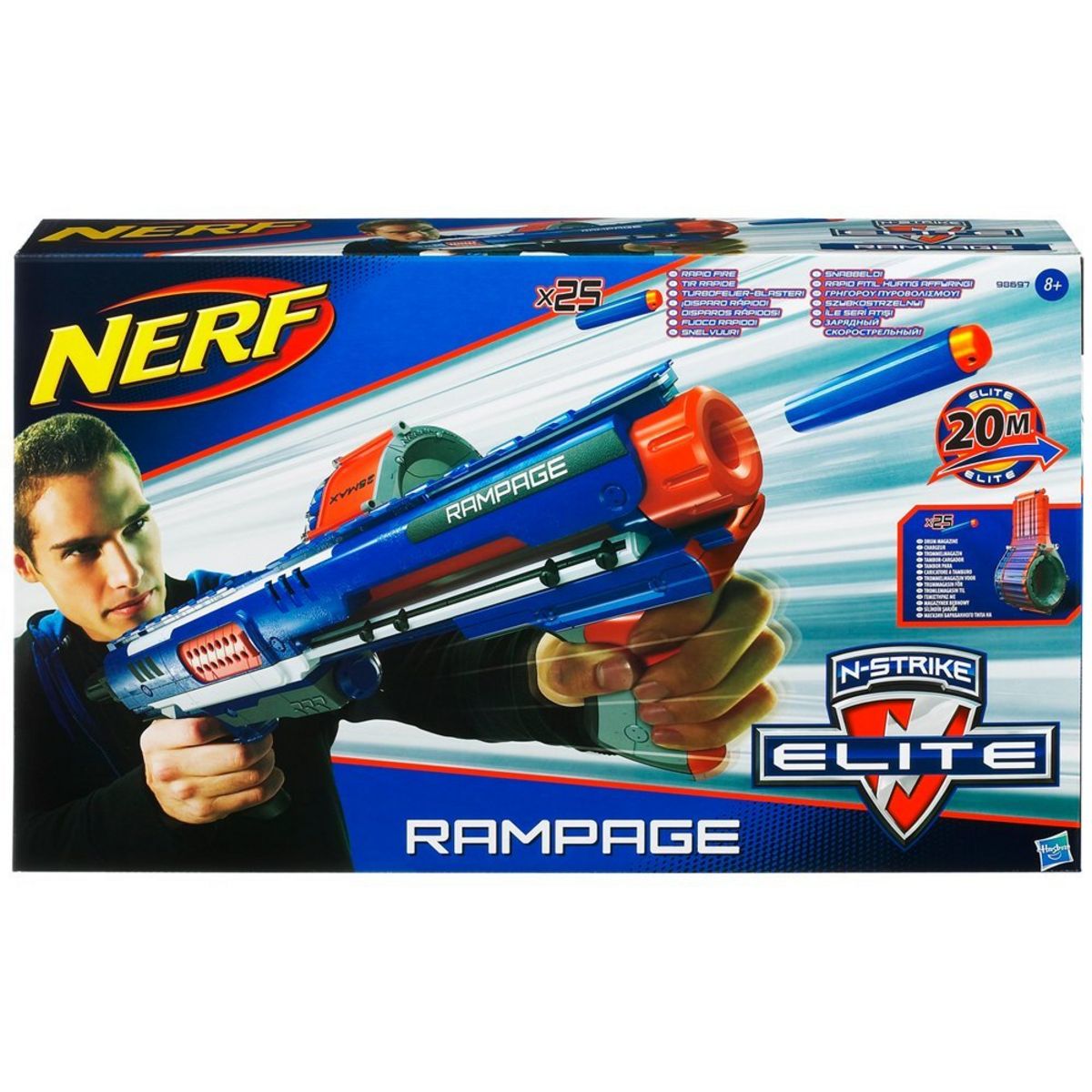 NERF Pistolet élite rampage