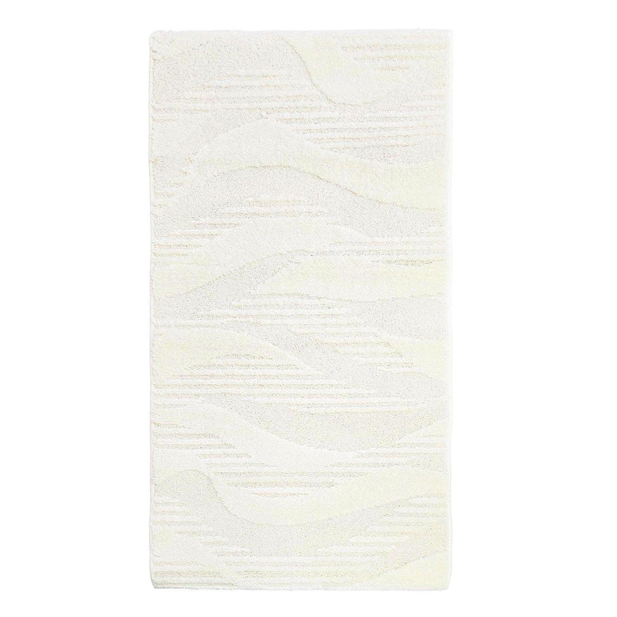 Douceur d'Intérieur Tapis déco en relief  jalisco  60x110cm naturel