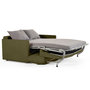 Voir la diapositive 2 : BEST MOBILIER Ottawa - canapé 3 places convertible express couchage quotidien 140 cm matelas 12 cm en velours côtelé