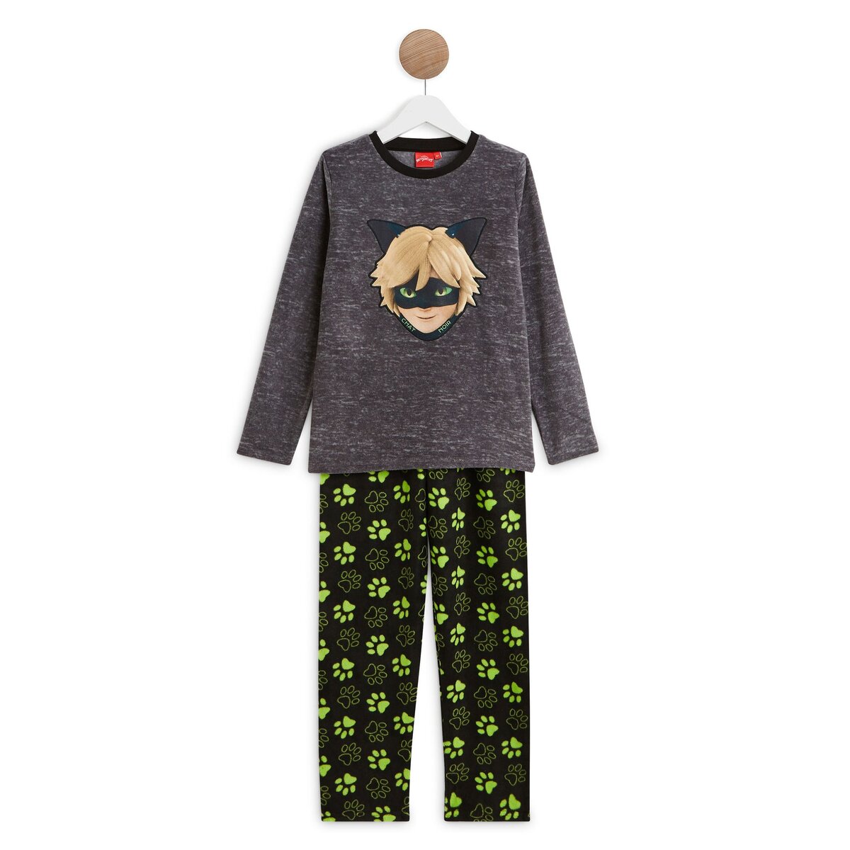 Miraculous Ensemble pyjama polaire gar on pas cher Auchan