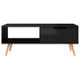 Voir la diapositive 3 : VIDAXL Table basse Noir brillant 100x49,5x43 cm Bois d'ingenierie