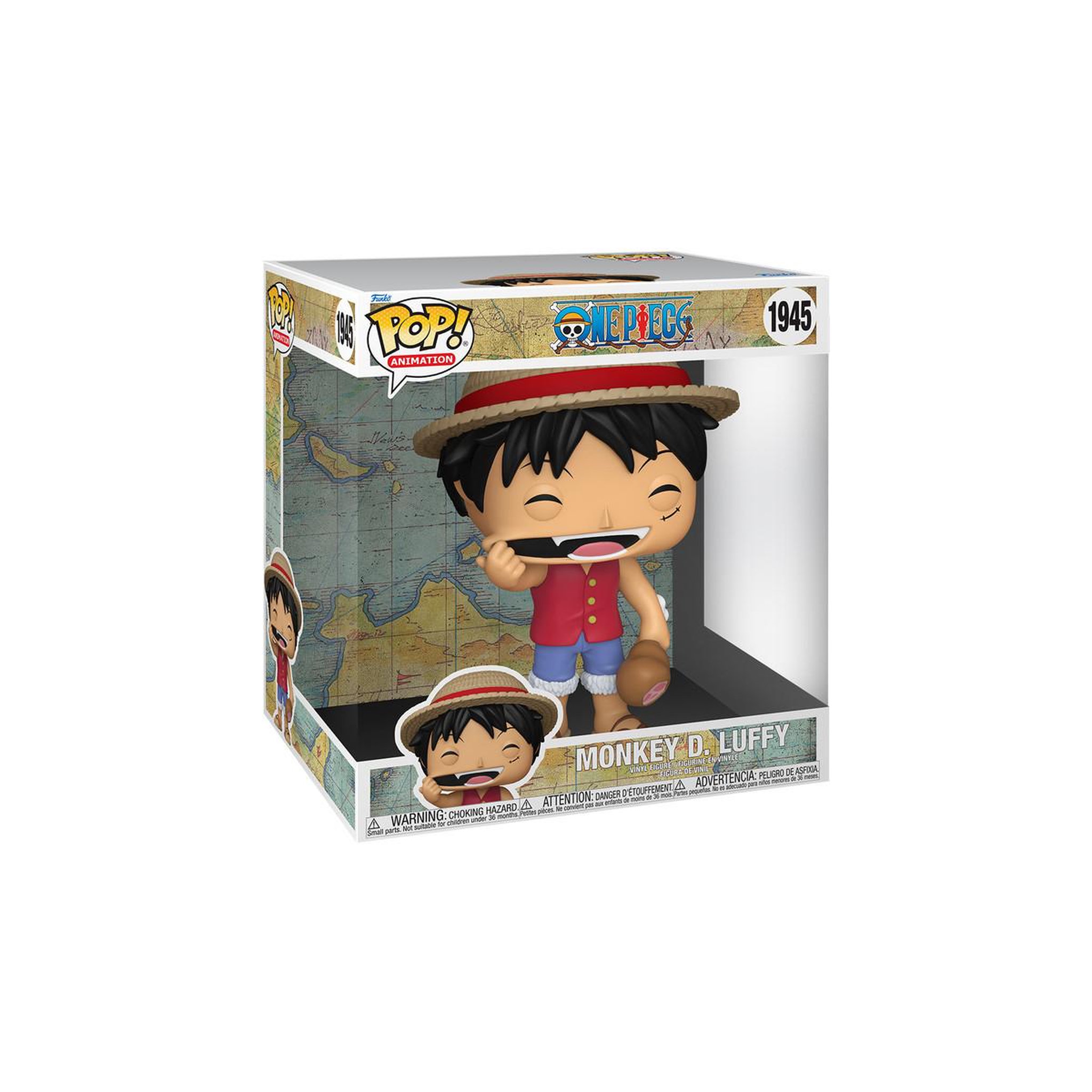 Voir la diapositive 3 : Funko Figurine Funko Pop Jumbo One Piece Luffy