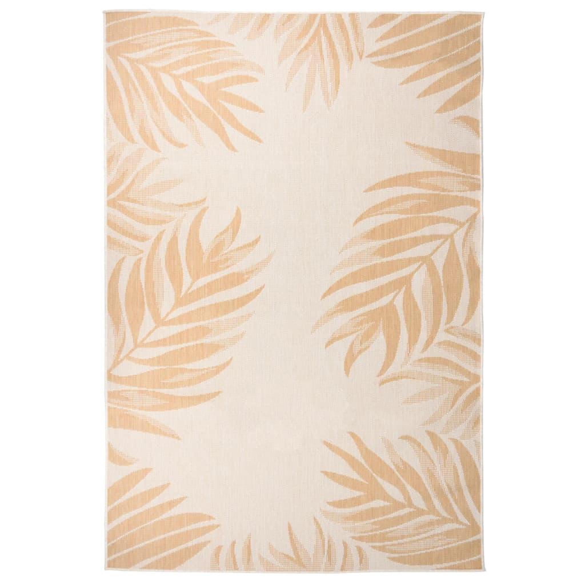 Voir la diapositive 1 : VIDAXL Tapis a tissage plat d'exterieur 160x230 cm Motif de feuille