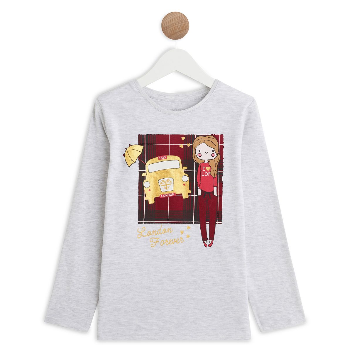 INEXTENSO T-shirt manches longues fille