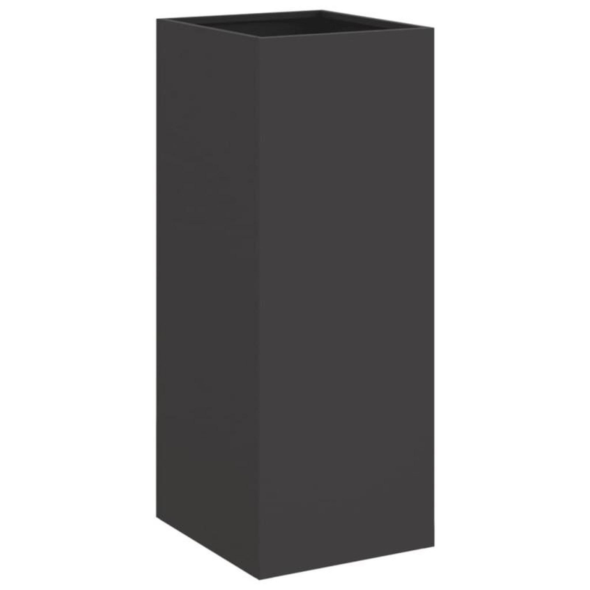 Voir la diapositive 2 : VIDAXL Jardinière noir 32x29x75 cm acier