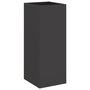 Voir la diapositive 2 : VIDAXL Jardinière noir 32x29x75 cm acier