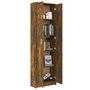 Voir la diapositive 5 : VIDAXL Garde-robe couloir Chene fume 55x25x189 cm Bois d'ingenierie
