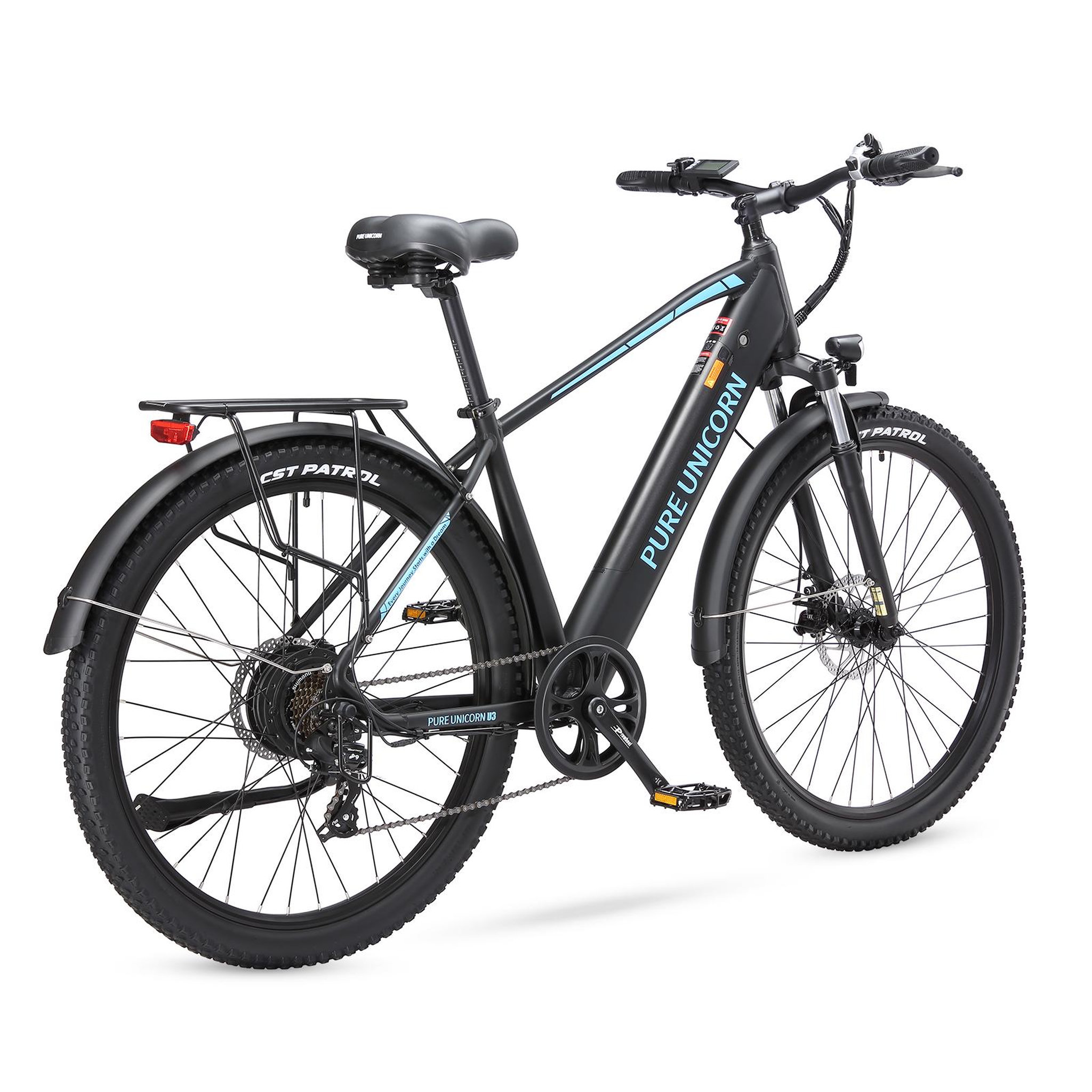 Voir la diapositive 3 : PURE UNICORN Vélo électrique de montagne PURE UNICORN U3 29 , 750 W 48 V 12,8 Ah, noir