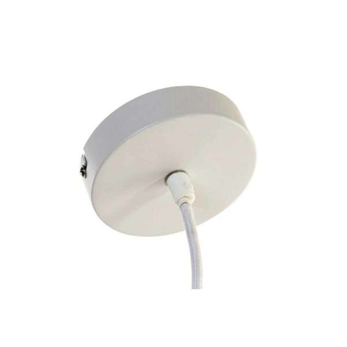 MARKET24 Suspension DKD Home Decor Blanc Naturel Bambou 40 W 83 x 83 x 40 cm