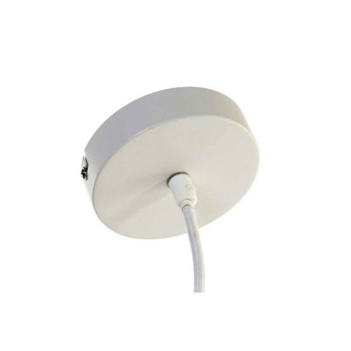 MARKET24 Suspension DKD Home Decor Blanc Naturel Bambou 40 W 83 x 83 x 40 cm