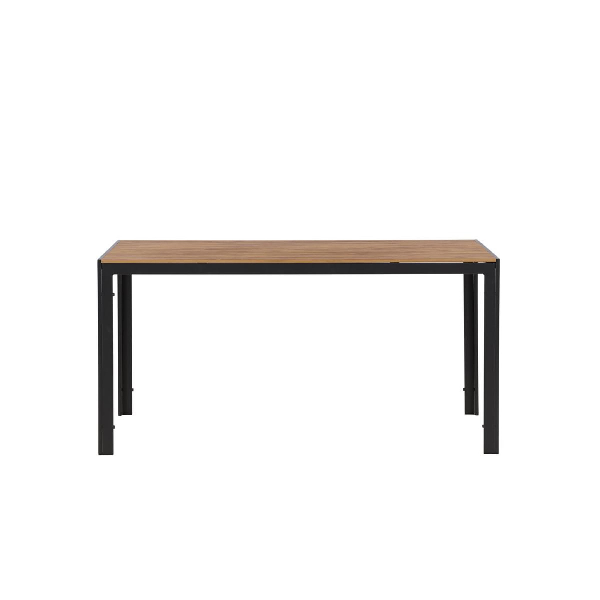Voir la diapositive 3 : Paris Prix Table de jardin  break  150cm noir & naturel