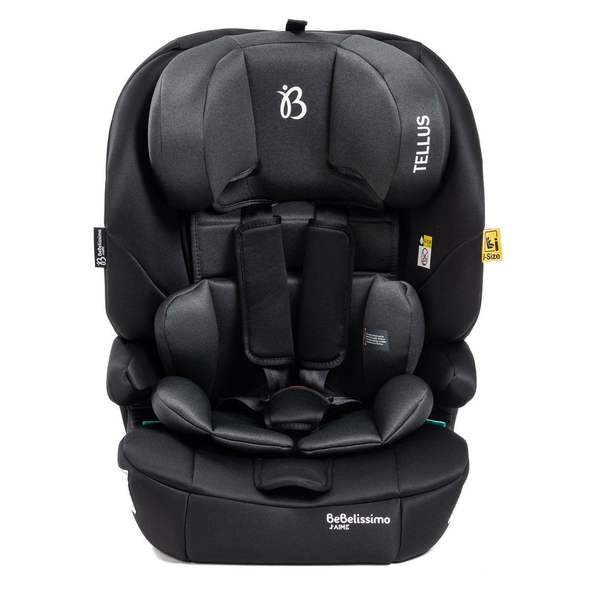 BEBELISSIMO BEBELISSIMO  - Siège auto bébé I-size  - 76 -150cm - Tellus - de 9 à 36 kg, 15 mois à 12 ans -gris