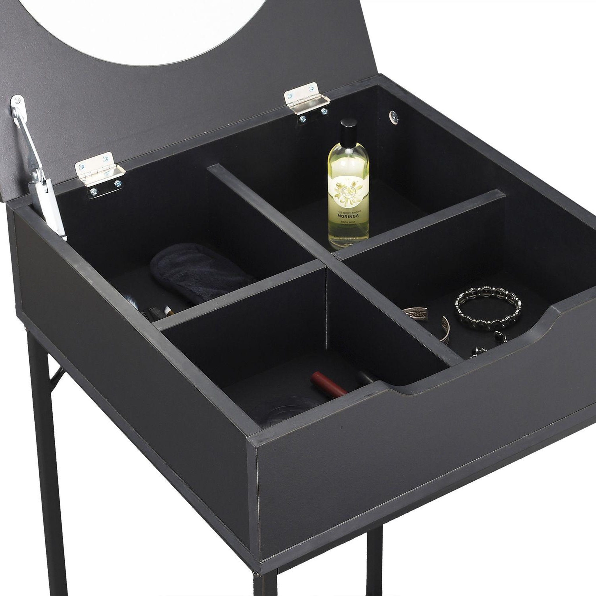 Voir la diapositive 4 : The Home Deco Factory Console design effet bois Abbott