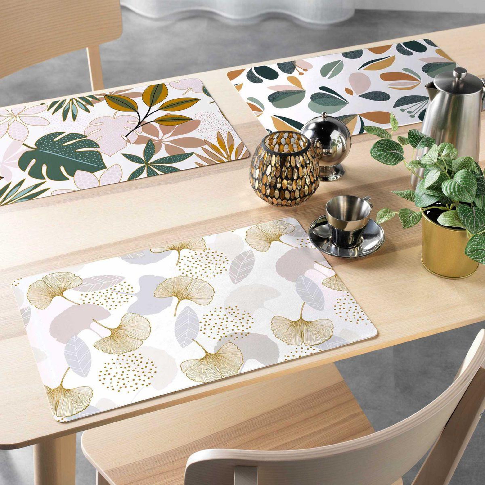 Voir la diapositive 3 : Douceur d'Intérieur Set de table imprimé  eliseo  28x43cm multicolore